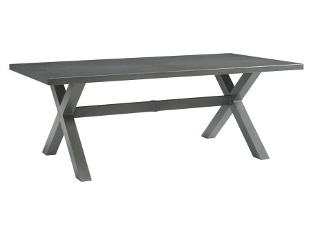 Signature Design by Ashley Elite Park P518-625 Rectangular Dining Table with Umbrella Option Cheap