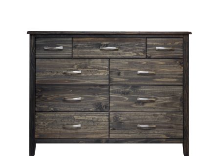 Mako Solid Wood Furniture Scarlet 4100 9-Drawer Dresser Online Hot Sale