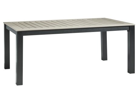 Signature Design by Ashley Mount Valley P384-625 Rectangular Dining Table with Umbrella Option Cheap