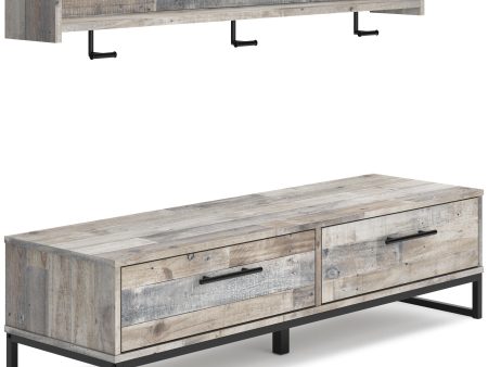 Signature Design by Ashley Neilsville EA2320E1 Bench with Coat Rack For Discount