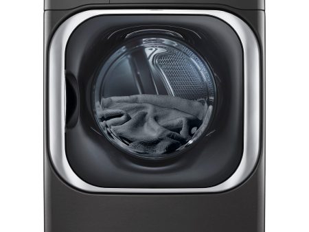 LG 9.0 Cu. Ft. Electric Dryer with Steam and Built-In Intelligence DLEX8900B For Sale