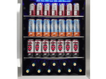 Silhouette Riccotta Freestanding Combination Beverage Center SBC057D1BSS For Sale