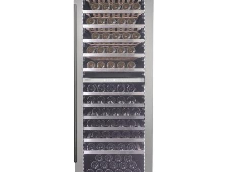 Silhouette 129-Bottle Professional Series Wine Cooler with Temperature Alarm SPRWC140D1SS For Discount