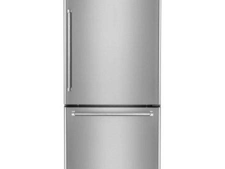 KitchenAid 30-inch, 19 cu. ft. Bottom Freezer Refrigerator KRBR109ESS For Sale