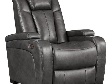 Signature Design by Ashley Turbulance Power Leather Look Recliner 8500113C Online now