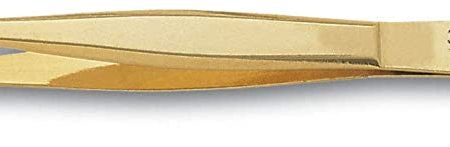 3 Claveles 12246 - Pinza depilar cangrejo 9 cm oro Online Hot Sale