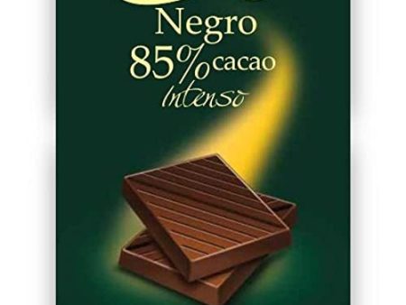 Antiu Xixona Chocolates Premium - Chocolate Negro 85% Cacao - Intenso Sabor y Aroma - Sin Gluten - Tableta de Chocolate Negro 85% Cacao de 100g For Cheap