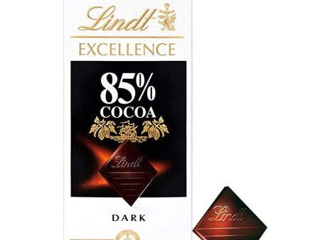 Lindt Tableta de Chocolate Negro 85% Cacao, 100g (Caducidad: 30-11-2022) Online Sale