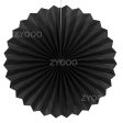 Zyooo 8 ventiladores de papel colgantes negros para decoraciones de fiestas, 12 pulgadas y 16 pulgadas Embalaje Deteriorado For Discount