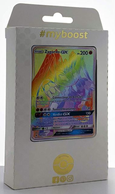 Zygarde-Gx 136 131 Shiny Rainbow - #myboost X Soleil & Lune 6 Lumière Interdite - 10 Cartas Pokémon Francés Sale