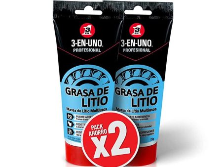 3 EN UNO Profesional Grasa de litio multiusos - 150g - Pack de 2 unidades Embalaje Deteriorado Online